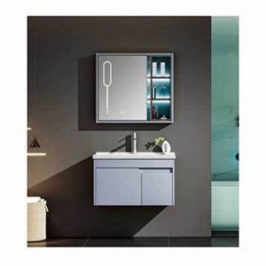 Moisture Resistant Modern Bathroom Vanitys Customized Stainless Steel Bathroom
