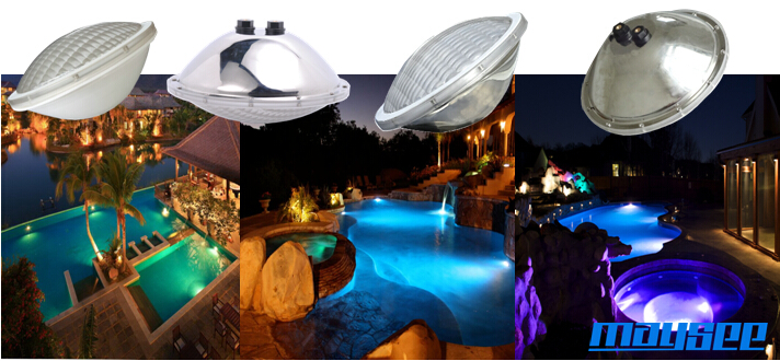 25w Сменные испуская цвет пластиковых PAR56 LED бассейн свет для аквариума