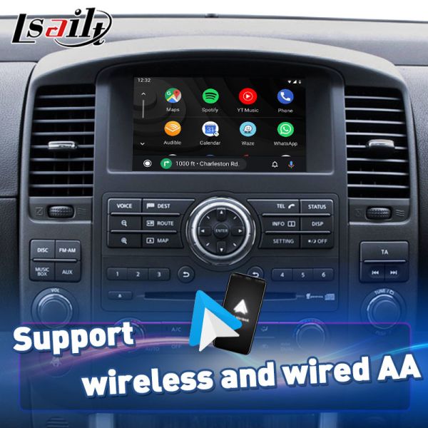 Lsailt Wireless Android Auto Multimedia Carplay Screen for 2008-2013 Nissan Pathfinder R51