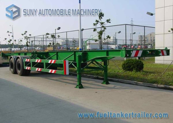 Skeleton 30 Ton Two Axle Flatbed Semi Trailer 40 Foot Flatbed Trailer