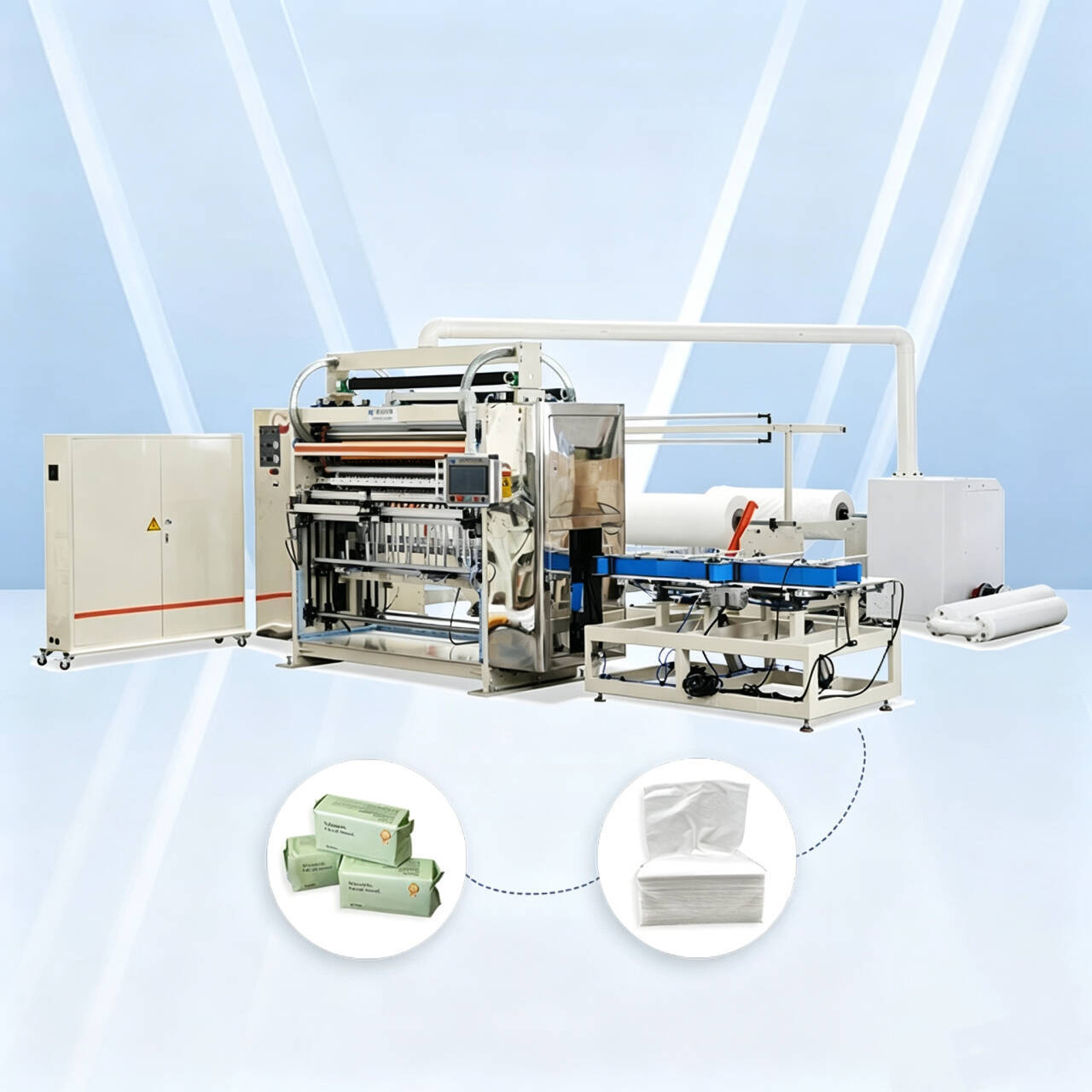 380V Facial Tissue Machine Customizable Tissue Folding Machine 48 kW