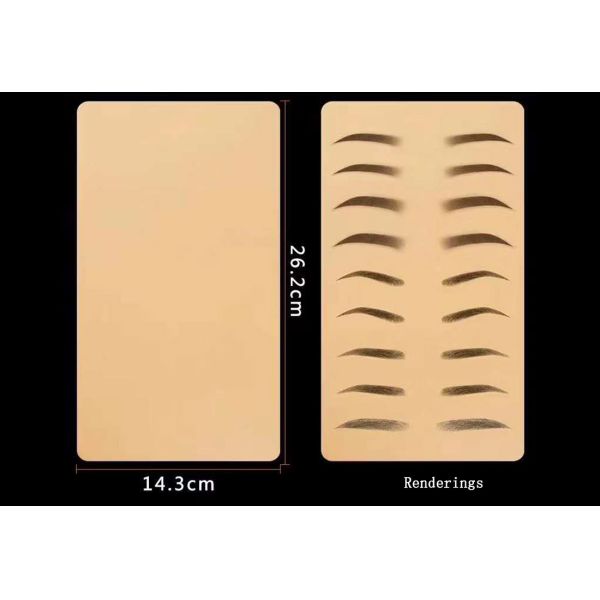 PMU Permanent Makeup Rubber 3D Lips Practice Skin Tattoo Mat To Practice Perfect Eyebrow