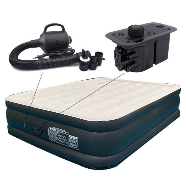 Фабрика оптовая цена CE утвержденный воздушный насос горячая продажа электрические надувные лагерные воздушные матрасы