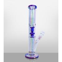 Borosilicate de cristal del tubo que fuma de 12 pulgadas con el tubo doble del pelele del percolador