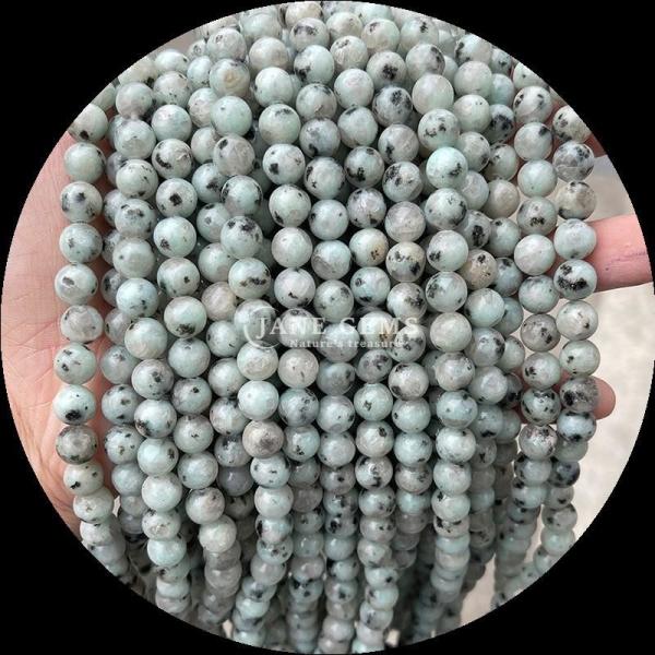 Des perles de pierres précieuses ronds naturelles Kiwi Jasper Lapis Lazuli et plus L'ajout parfait à votre collection de bijoux