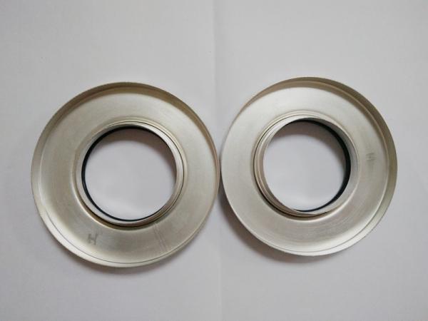 Custom stainless steel deep drawn filter end cap, metal stamped filter end cap