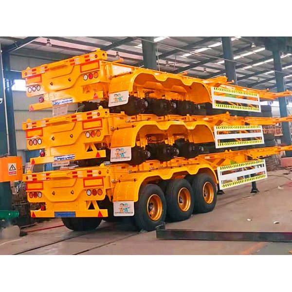 Механический трейлер контейнера перехода 20ft 40ft подвеса 12m