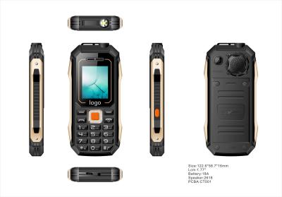 OEM factory Custom your brand 1.77inch Mini Rugged Custom Your Brand Feature Phone kt200