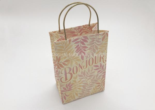 Big Goodie Xmas Gift Bags For Adults Luxury Printed Metal Handle Jumbo Wrapping Red Color