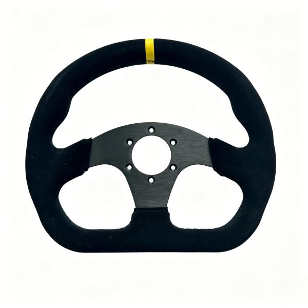 Premium 320mm 6061 Aluminum Sim Racing Steering Wheel D Style For PC Game