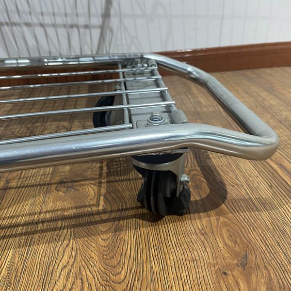 125L High Quality America Style Customized Supermarket Metal Shopping Trolley Cart