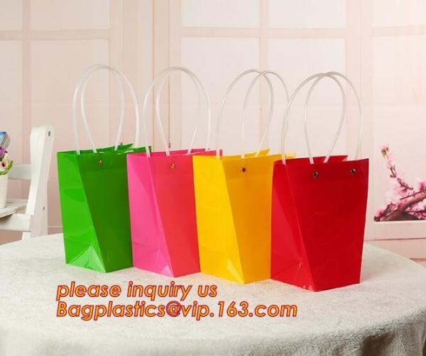 custom printed PE soft loop handle shopping plastic bag/Heat Seal Boutique Store Shopping Packaging Die-Cut patch Handle