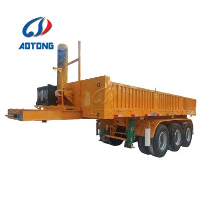 Manual Transmission 60 Cubic Meter Tipper Trailer 40 Ton Sand Tipper Trucks Logo Printing