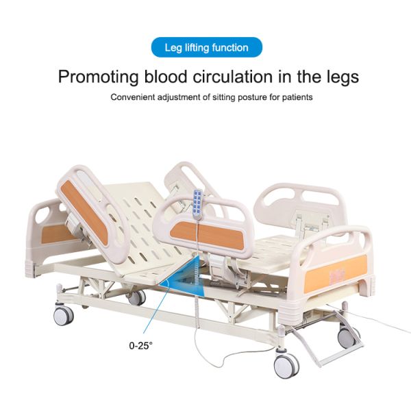 Load Capacity 240kg ICU Patient Care Bed Hospital Folding Electric Nursing Bed patient hospital bed electrichospital bed