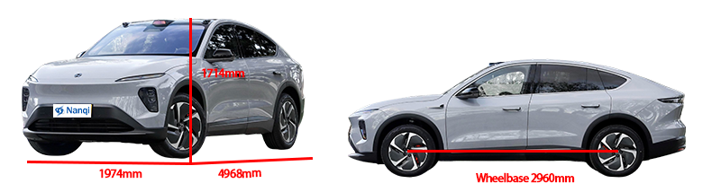 NIO EC7 5-дверный 5-местный электрический внедорожник 653Ps Ultra Long Range