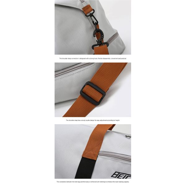 Bolso de viaje Unisex Bolso de viaje Carry on Baggage Bag Dry and Wet Waterproof