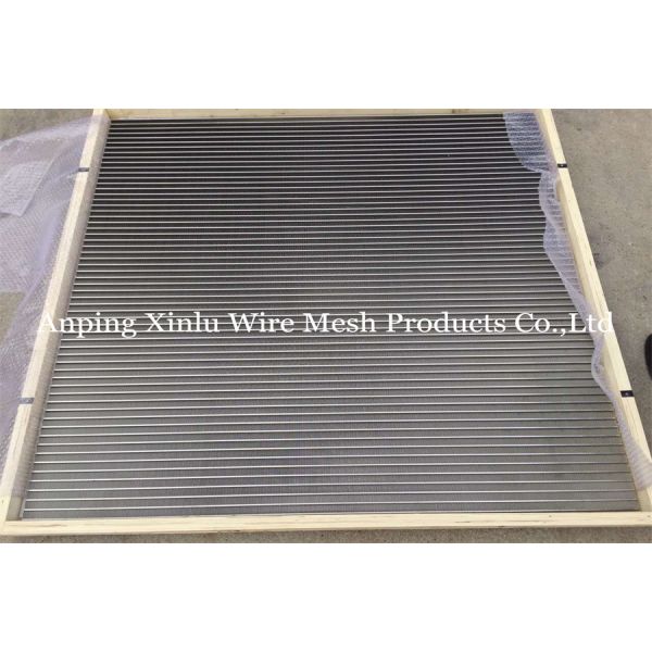 SUS304 Static Wedge Wire Screen Panel 500mm X 1120mm X R1050mm With 5 X 20mm Frame