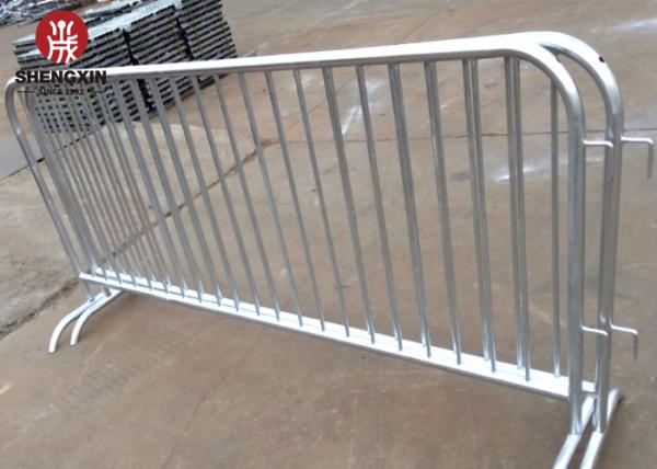 Hot Dipped 190mm Crowd Control Barricades Safety Expandable
