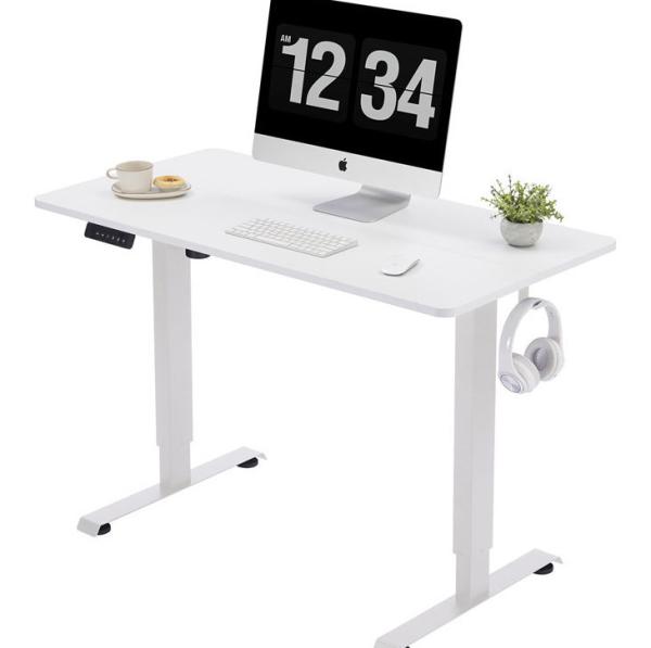 Mesa de estudo de madeira para crianças com motor único e escritório ajustável em Zhejiang