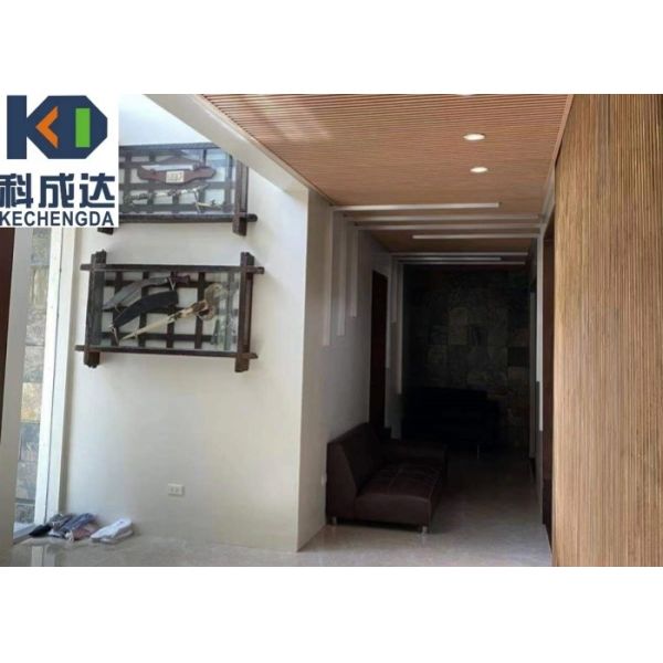 Automatic Wood Plastic Profile Extruder Machine For PVC WPC Grille Great Wall Board