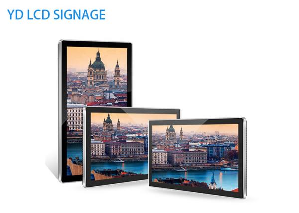 Metal Shell Interactive Digital Signage Kiosk IPS Wide View Angle Easy Installation