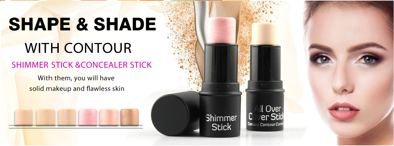 Soft Eye Cheek Highlighter Stick / Mineral Highlighter Pen Makeup