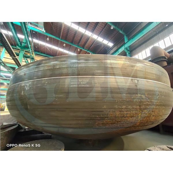 Полуэллиптические концы тарелки, головки баков для теплообменника