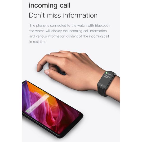 Sport Smart Health Bracelet 150MAh Battery IP67 Waterproof Blood Pressure Monitor