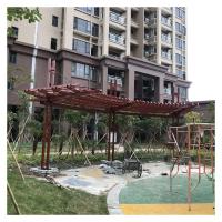 Outdoor Garden Landscape Steel Structure Flower Shed Metal Garden Frame