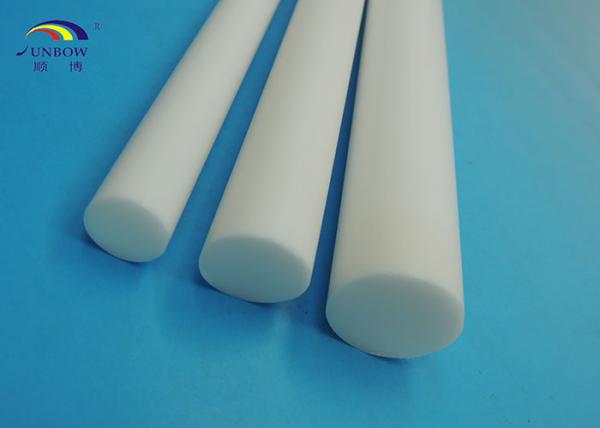 Extruded PTFE Rod PTFE Products For Aerospace Industry , Aeronautics 4.0mm to 300mm