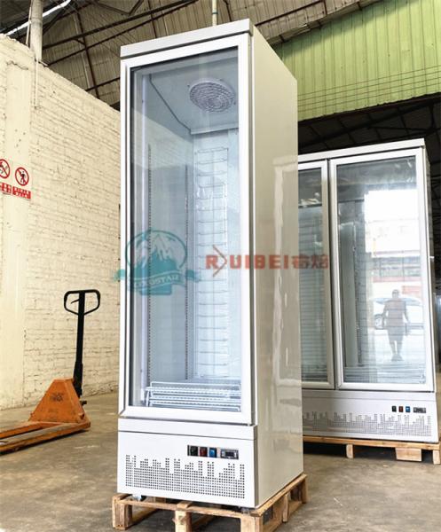 Single Door Beverage Refrigeration Fridge Glass Door Display Showcase