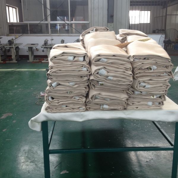 Brown Welding Fire Blanket Fiberglass Fire Blanket Materails 1.8m x 1.8m