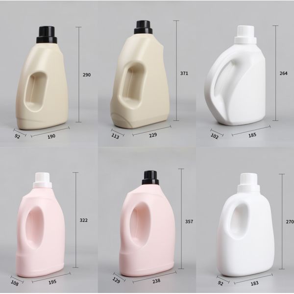 Пустая бутылка 2000ml 3000ml 5000ml тензида прачечной HDPE