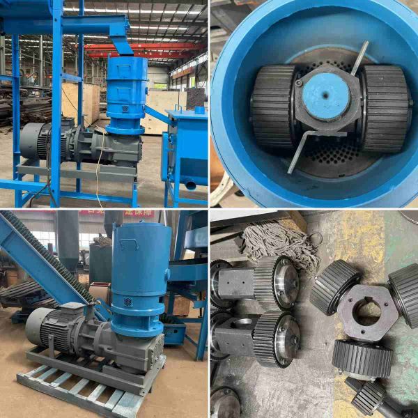 100 - деревянная таблетка из горючег 400kg делая машину лепешки опилк древесины машины