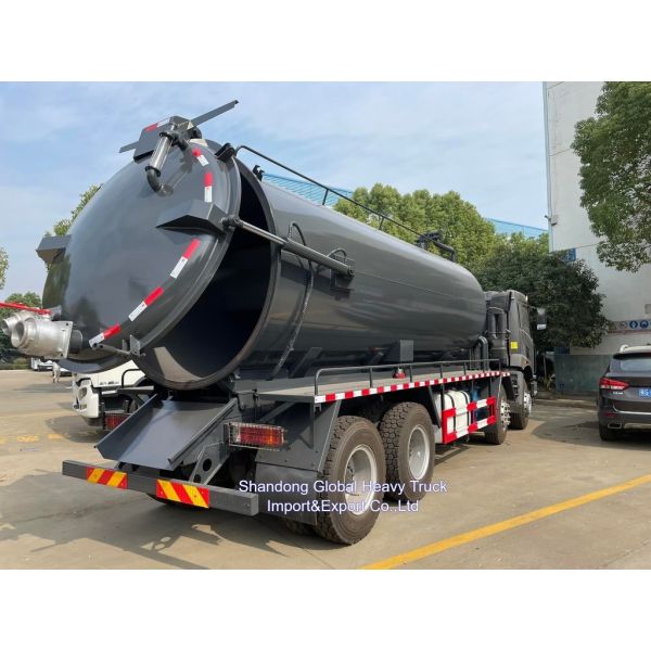 Venta de fábrica de China 20cbm camión de succión de aguas residuales para necesidades de saneamiento ambiental