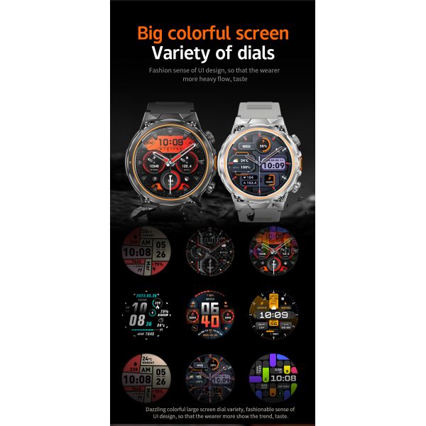 AK81 Smart Watch for Sports IP68 Waterproof 1.46
