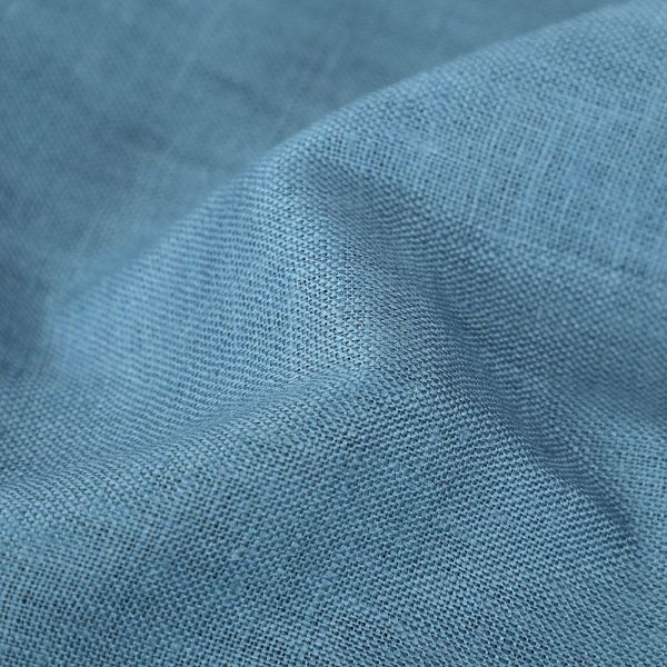 Wholesale Factory High Quality Comfortable Breathable Pure Linen Fabric Solid Color Woven for Women's Clothing Dress Plain Shirt