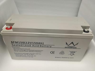 Solar Deep Cycle Gel Vrla Battery , Ups Vrla Battery Maintenance Free