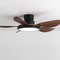 Ventilateur rétro américain à haute fréquence LED avec lumière et télécommande
