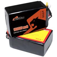 Large capacity Solid State Drone Battery 106000mAh 44.4V 12S 14S 24S Burst 10C for Professional FPV Drone