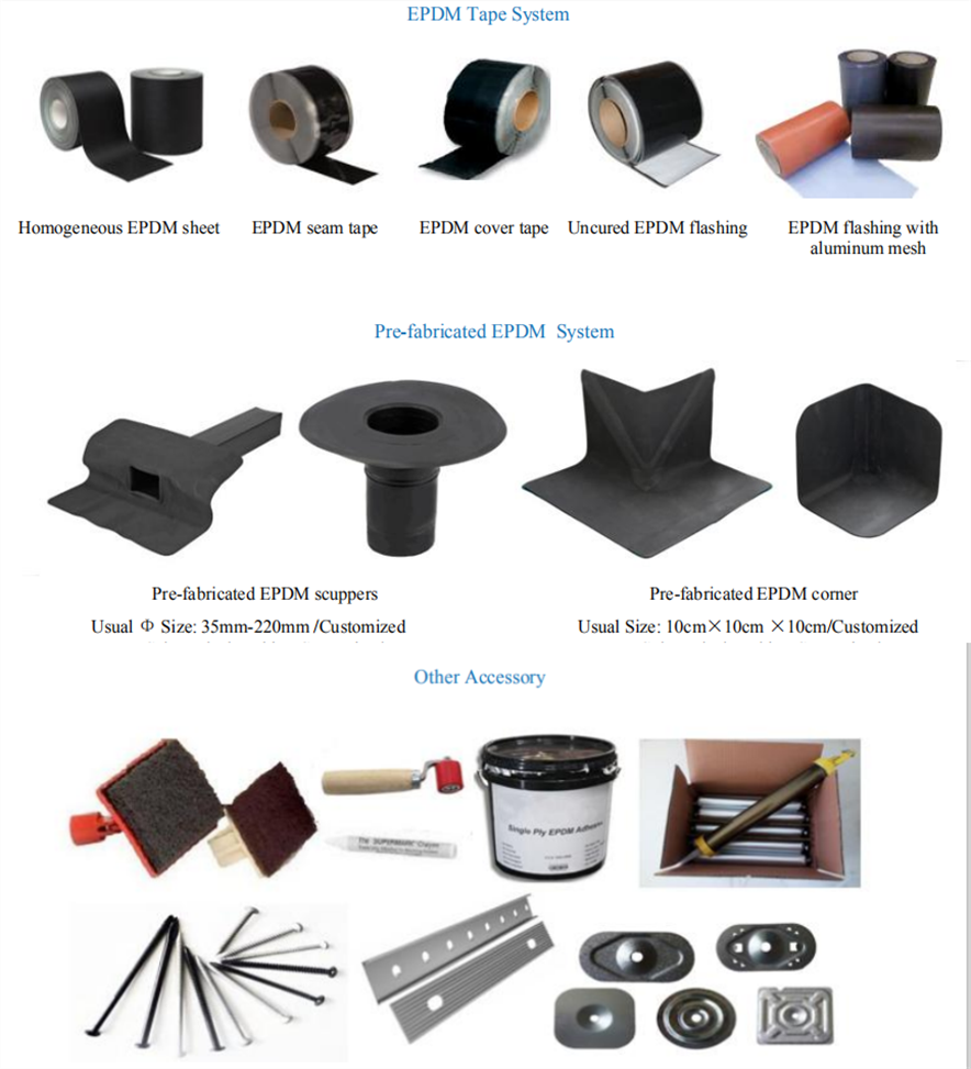 Ice And Water Shield EPDM Self Adhesive Waterproofing Membrane APP SBS Bitumen