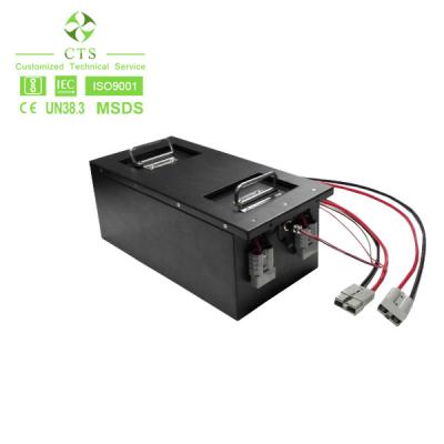 batterie de remplissage démontable de la vie active Lifepo4 de batterie de batterie au lithium d'AGV de 48V 60Ah longue