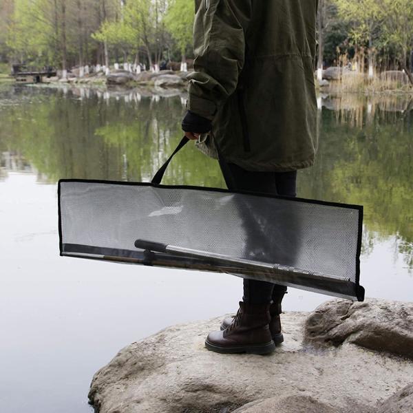 Fishing Rod Case Three Layers Fishing Rod Bag Oxford Folding Fishing Pole Bag Outdoor Waterproof Tackle Storage