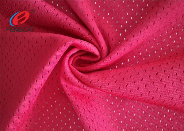Rad Color 100% Polyester Dry Fit Mesh Material Fabric Breathable For T - Shirts