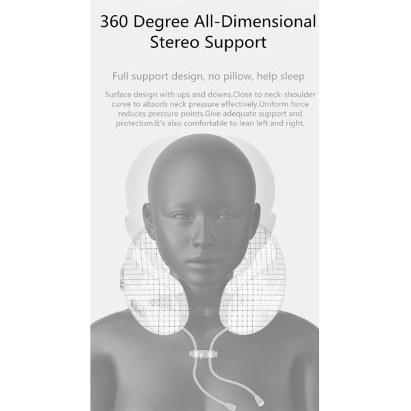 U Shaped Shiatsu Neck And Shoulder Massager Kneading Massage Pillow For Neck Relief