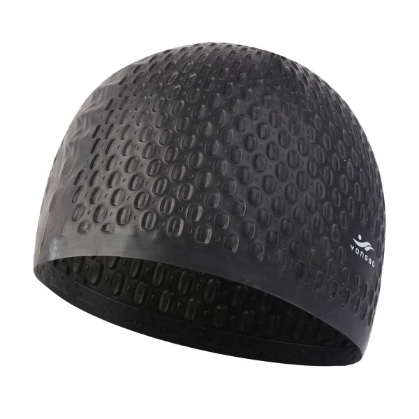 Copozz Silicone Waterproof Men Women Swimming Swimming Cap for Long Hair Hat Cover Ear Bone Pool