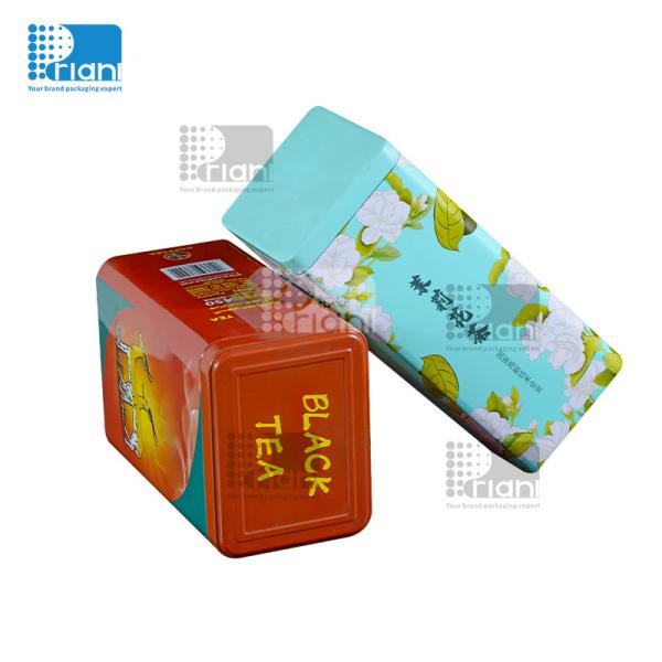 Metal Box Tea Tin Cans Round Shape Tea Storage Tins For Coffee Packaging
