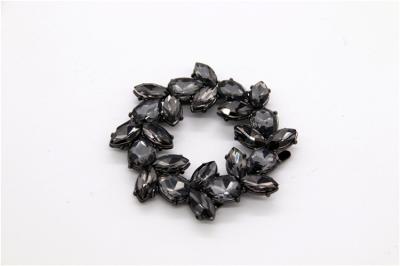 Colorful High Grade Rhinestone Women'S  Shoe Accessories Clips SGS Certificate