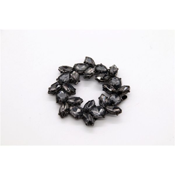 Colorful High Grade Rhinestone Women'S  Shoe Accessories Clips SGS Certificate