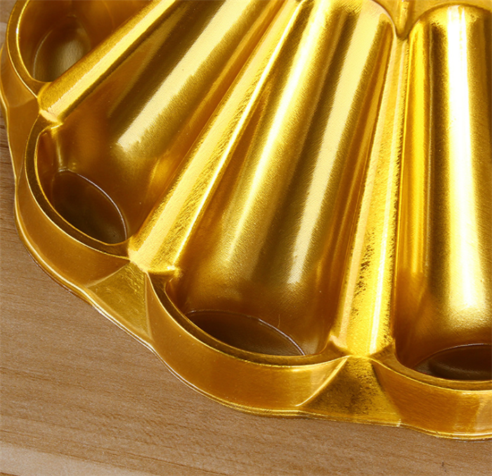 Golden Blister Packaging Tray High Durability Ultraviolet Proof Custom Logo